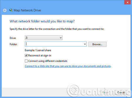 Browse đến thư mục