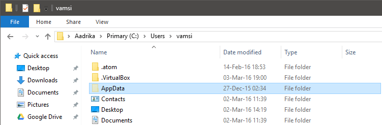 AppData