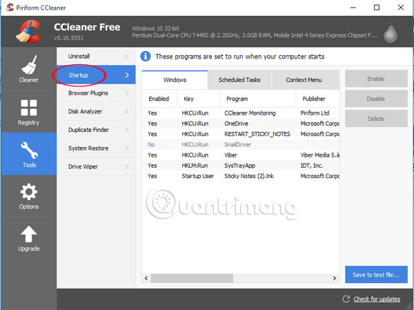 Hướng dẫn sử dụng CCleaner hiệu quả