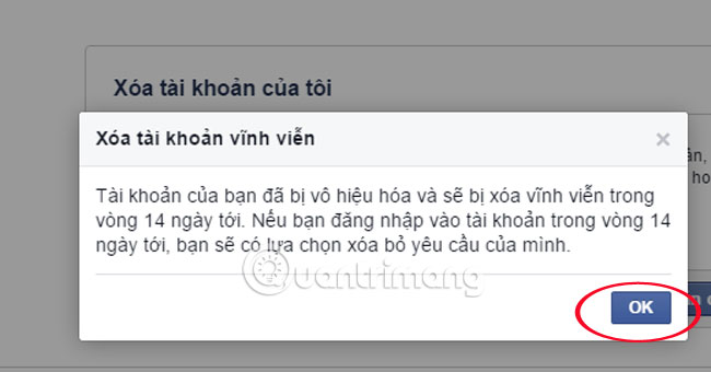 Cách xóa tài khoản Facebook vĩnh viễn