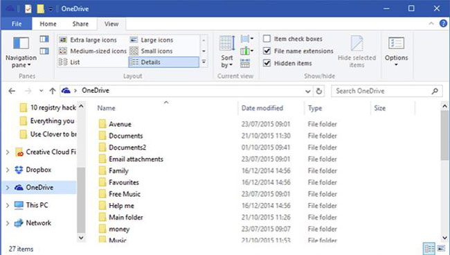  Ẩn Onedrive trên File Explorer