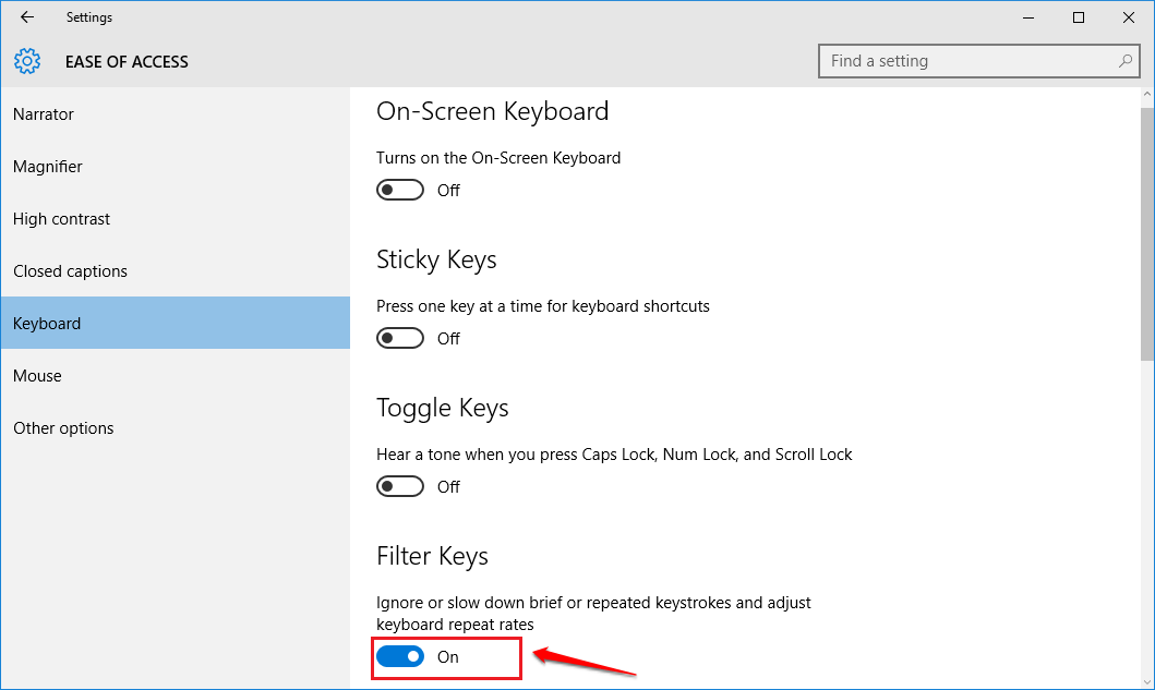 Sửa lỗi bàn phím không hoạt động trên Windows 10 - Ảnh minh hoạ 8