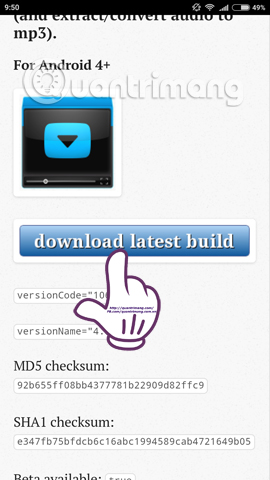 tải video Youtube về Android