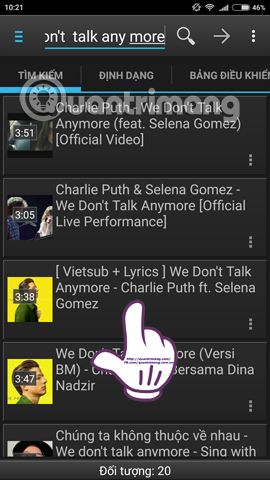 tải video Youtube về Android