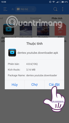tải video Youtube về Android
