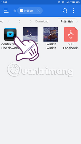 Mở ứng dụng tải video Youtube về Android