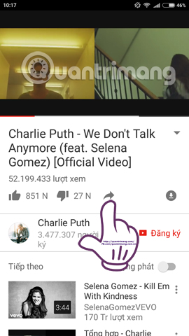 tải video Youtube về Android