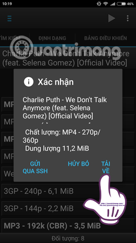 tải video Youtube về Android
