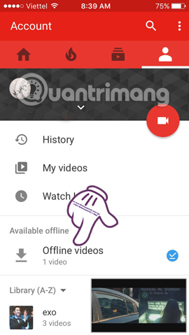 video Youtube về Android và iOS