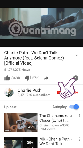 video Youtube về Android và iOS