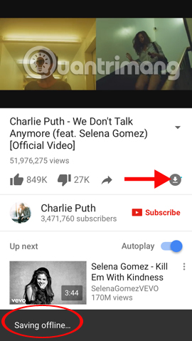 video Youtube về Android và iOS