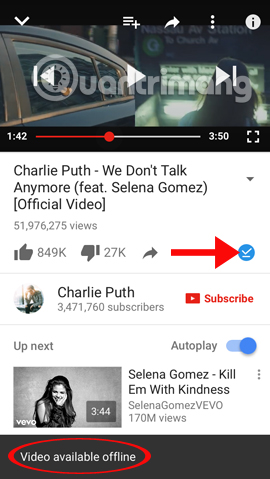 video Youtube về Android và iOS