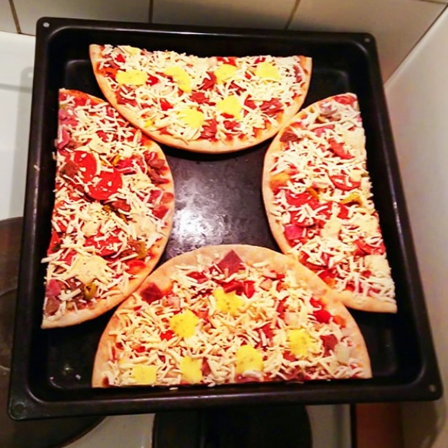 Nướng pizza Nướng pizza