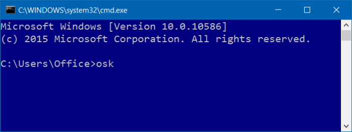 Mở bàn phím ảo thông qua Command Prompt hoặc PowerShell Mở bàn phím ảo thông qua Command Prompt hoặc PowerShell