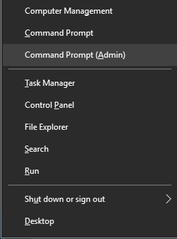 Command prompt trên windows 10