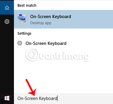 Bàn phím ảo On-Screen Keyboard