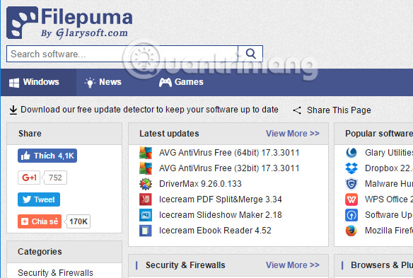 FilePuma tải phần mềm miễn phí
