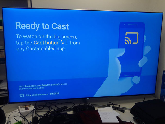 Phát từ di động lên TV bằng Chromecast