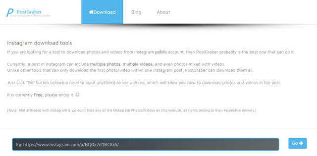 Trang web PostGraber