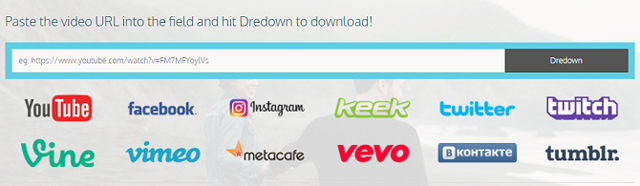 Trang web Dredown