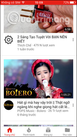 Giao diện Facebook