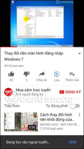 Tải video xuống album video ngoại tuyến 
