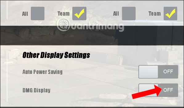 Tắt DMG Display