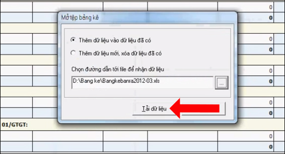 Đường dẫn file kê khai 