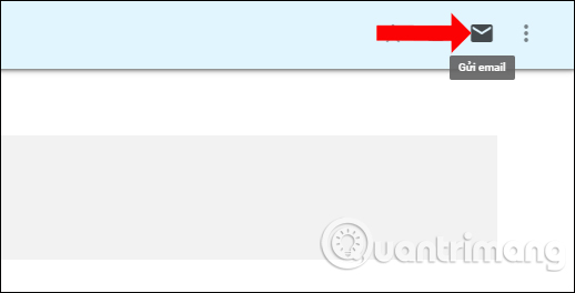 Gửi mail trong giao diện Danh bạ