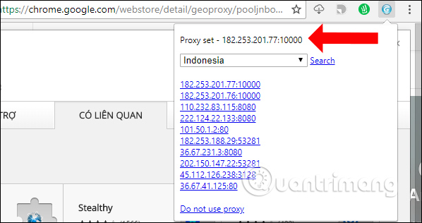 Sử dụng Proxy 