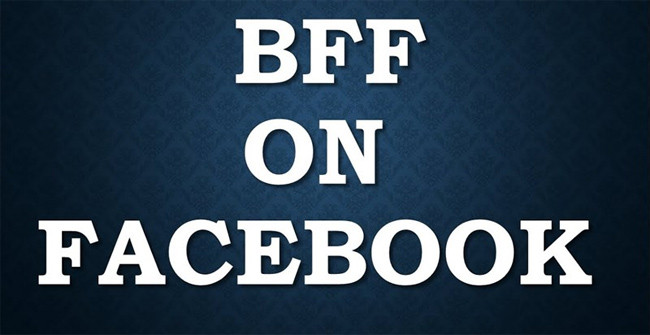 Cách đổi chữ BFF màu đen qua màu xanh để tạo hiệu ứng đặc biệt trên Facebook