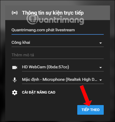 Tùy chỉnh phát video