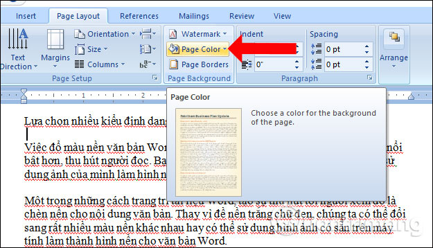 Đổ màu nền văn bản Word:
Sử dụng tính năng đổ màu nền văn bản trên Word năm 2024 để tạo ra các tài liệu ấn tượng. Tùy chỉnh màu sắc, độ rõ nét và độ trong suốt của màu nền, giúp cho tài liệu của bạn trông rất chuyên nghiệp và chất lượng.