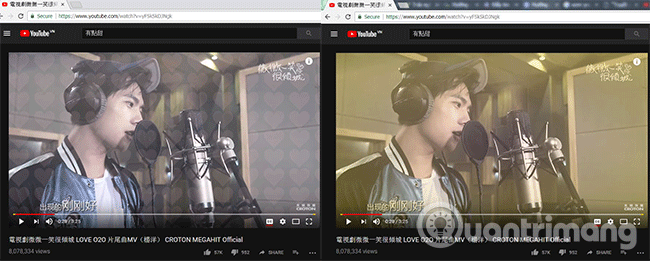 Thêm hiệu ứng video vào video đang phát trên YouTube