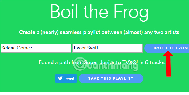 Boil the Frog tìm nhạc tương đồng