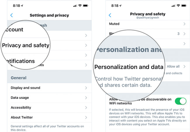 Cách chặn Twitter theo dõi và chia sẻ dữ liệu cá nhân trên iPhone, iPad, Android và PC - Ảnh minh hoạ 2