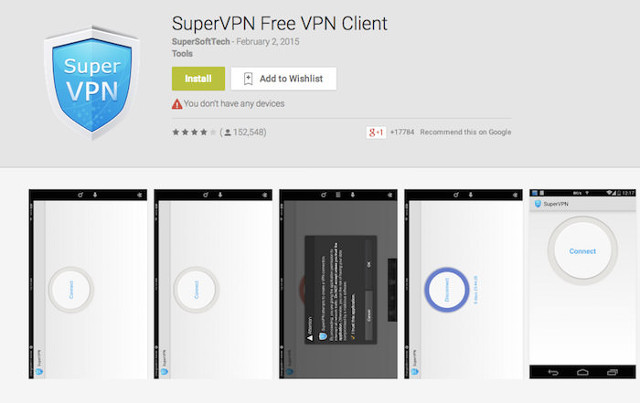Ứng dụng Super VPN
