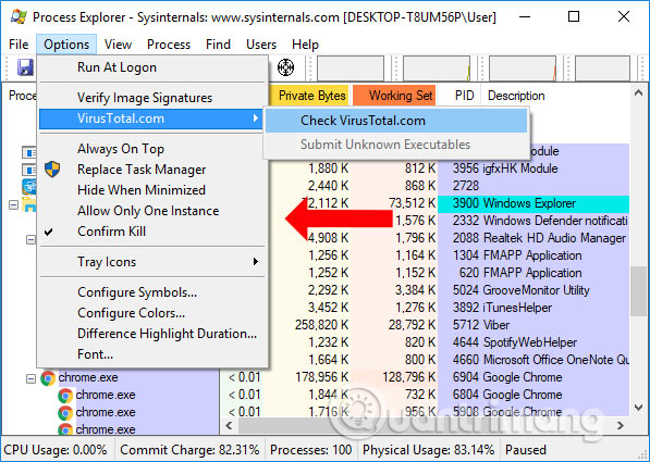 Cách quét virus trên Windows bằng Process Explorer - Ảnh minh hoạ 4