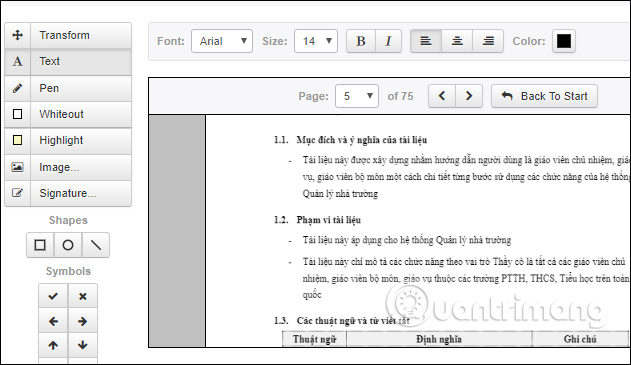 Cách chỉnh sửa file PDF trực tuyến - Ảnh minh hoạ 2