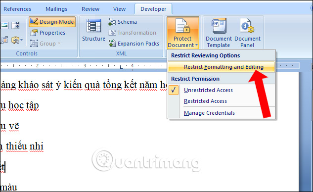 Cách tạo ô checkbox trong Word - Ảnh minh hoạ 6