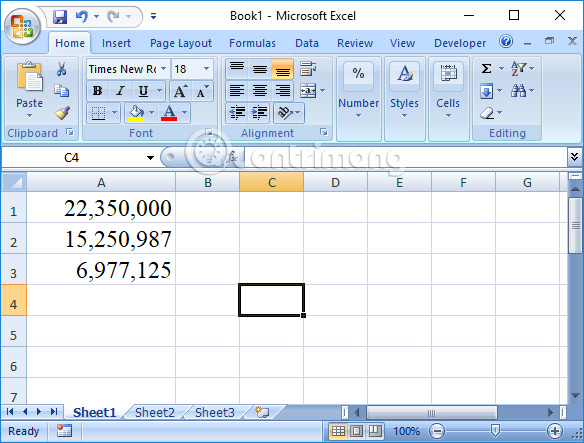 Cách chuyển dấu phẩy thành dấu chấm trên Excel