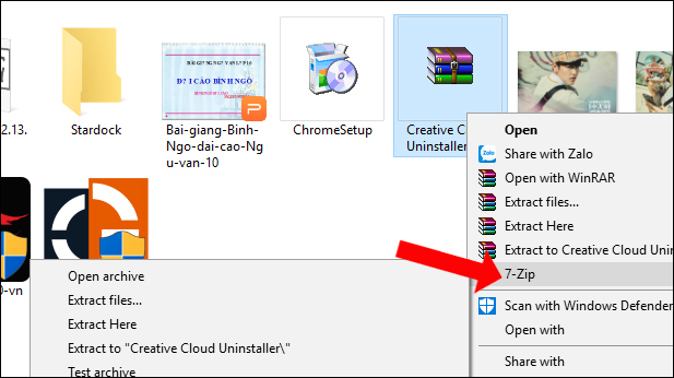 Cách xóa Adobe Creative Cloud khi cài Photoshop Adobe-Creative-Cloud-go-ung-dung-zip