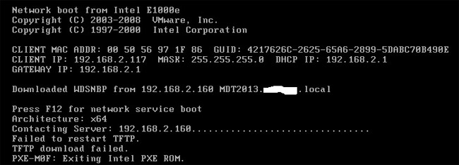 Cách khắc phục lỗi PXE-E61: Media Test Failure, Check Cable