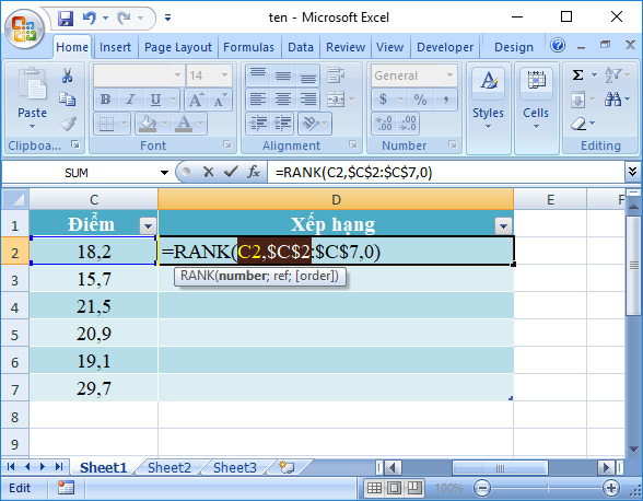 Cách sửa lỗi Excel “The formula you typed contains an error” - Ảnh minh hoạ 2