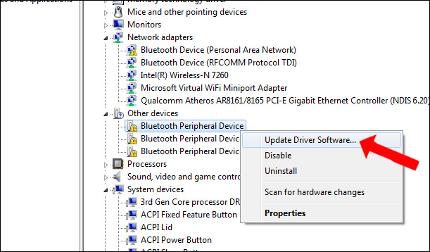 Cách sửa lỗi Bluetooth peripheral device driver not found trên Windows - Ảnh minh hoạ 3