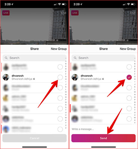 Cách gửi video live Instagram trực tiếp cho bạn bè trên iPhone - Ảnh minh hoạ 3