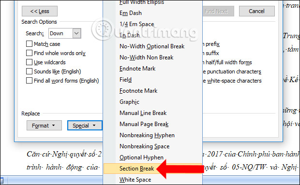 Cách xóa toàn bộ Section Break trong Word - Ảnh minh hoạ 3