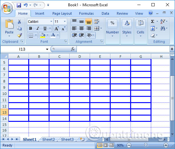 Cách thay đổi màu sắc đường kẻ bảng tính trong Excel - Ảnh minh hoạ 7