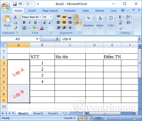 Cách xoay chữ trong Excel - Ảnh minh hoạ 4