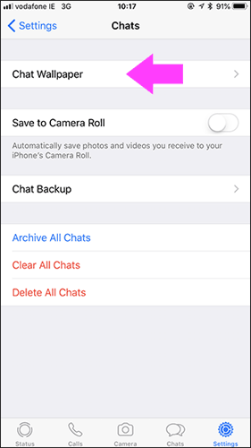 WhatsApp How to Set Custom Wallpaper for Chats on Android iPhone   Gadgets 360